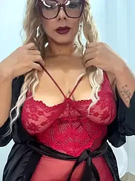 StripChat BBWCami_ is Freechat BBWCami_ — Off bra + show tits