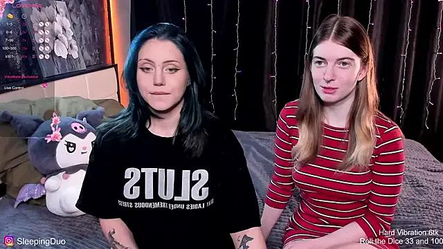 StripChat SleepingDuo is Freechat SleepingDuo — French kiss