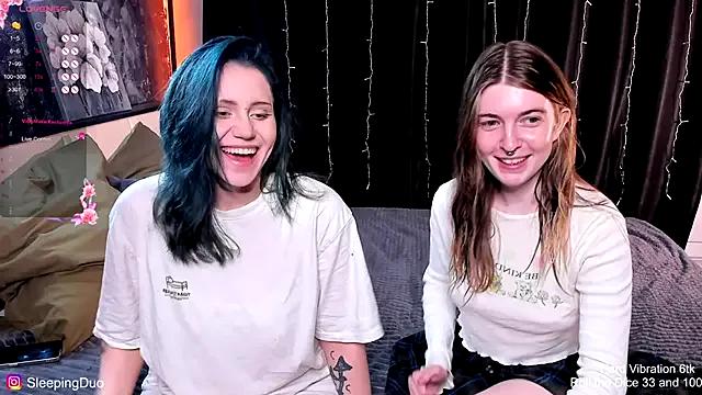 StripChat SleepingDuo is Freechat SleepingDuo — Nipples clamps for both